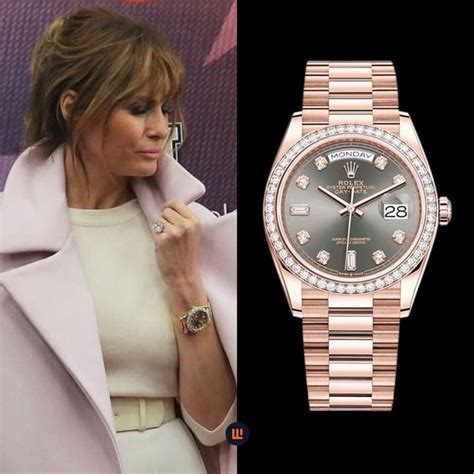 melania trump rolex|Melania Trump wears head.